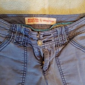 Mossimo Low Rise Relaxed Size 1- Blue